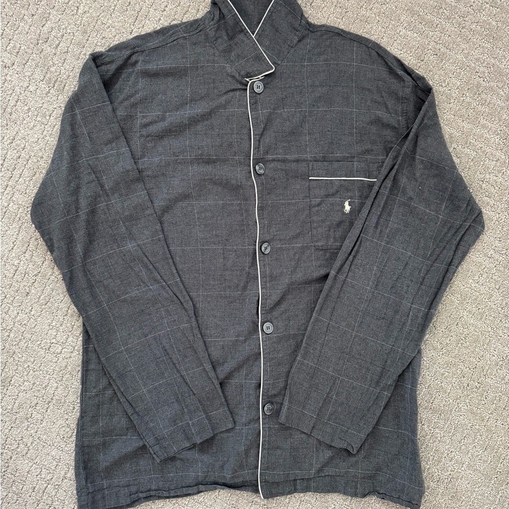Ralph Lauren Black and White Lightweight Shirt Jacket
